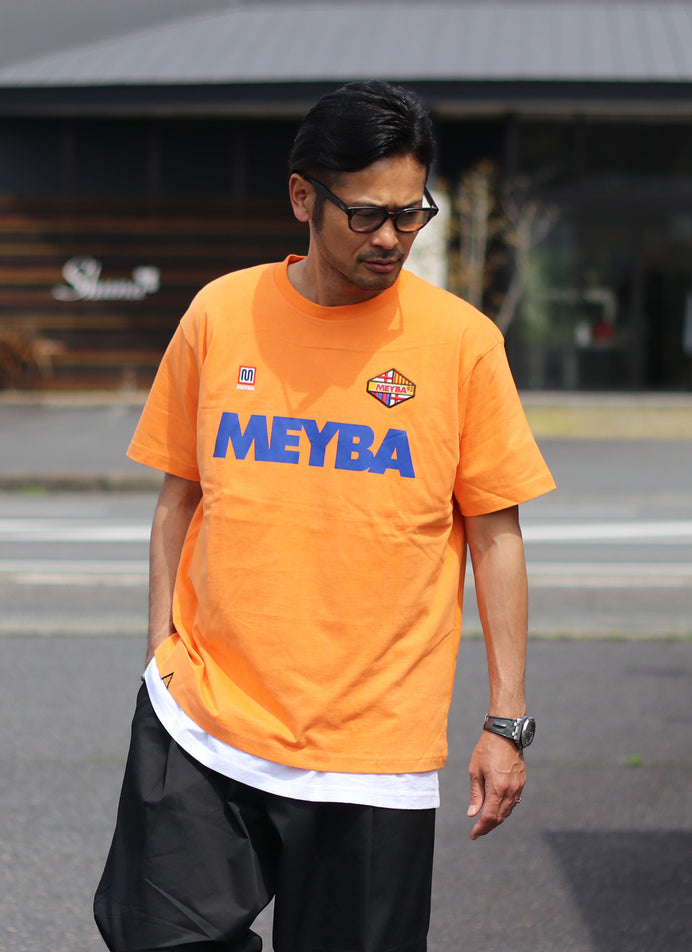 MEYBA TRAINING TEE【ORANGE/SURF】