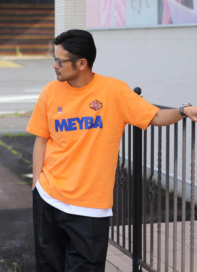 MEYBA TRAINING TEE【ORANGE/SURF】