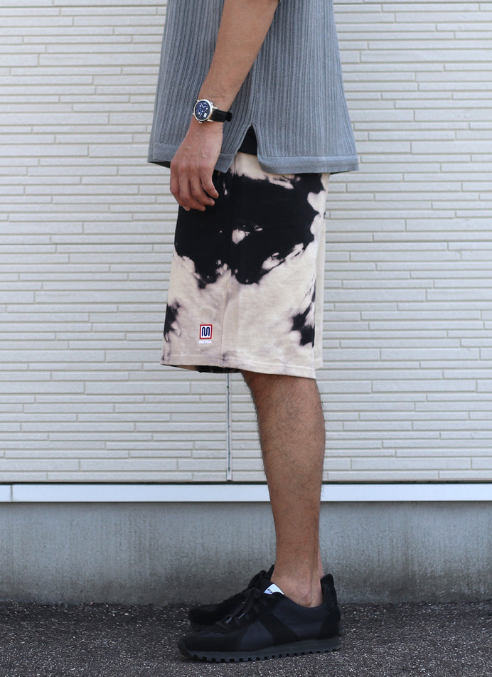 TIE DYE SWEAT SHORT【BLACK/SEA MIST】　日本限定カラー