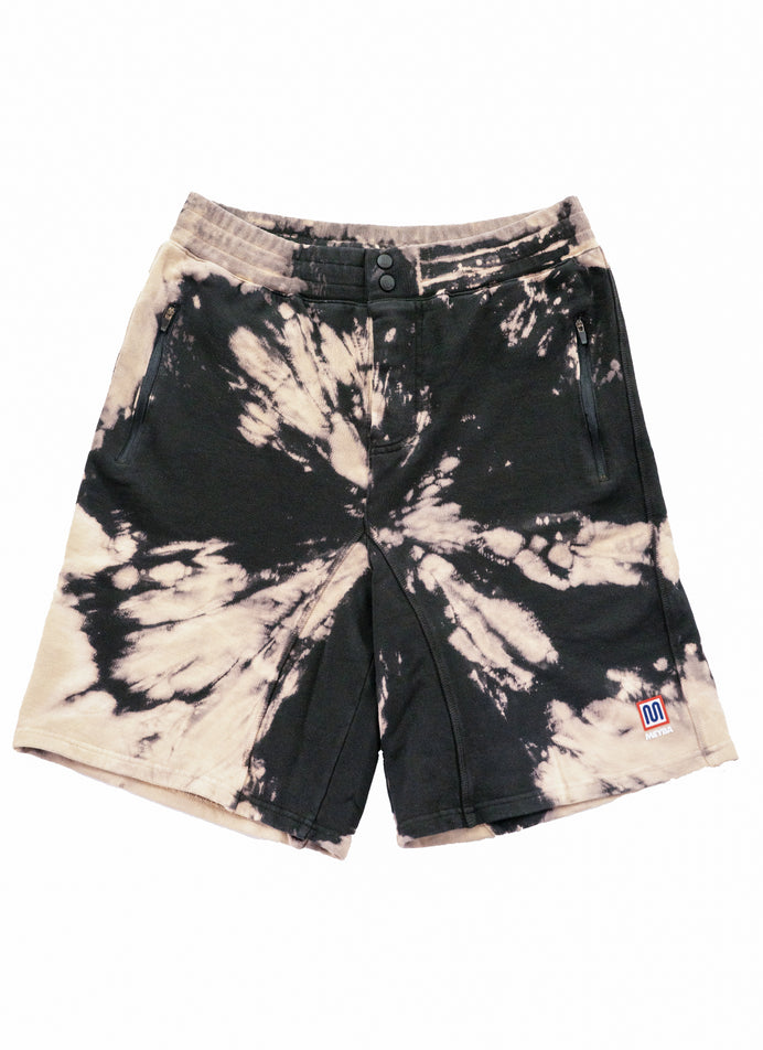 TIE DYE SWEAT SHORT【BLACK/SEA MIST】　日本限定カラー