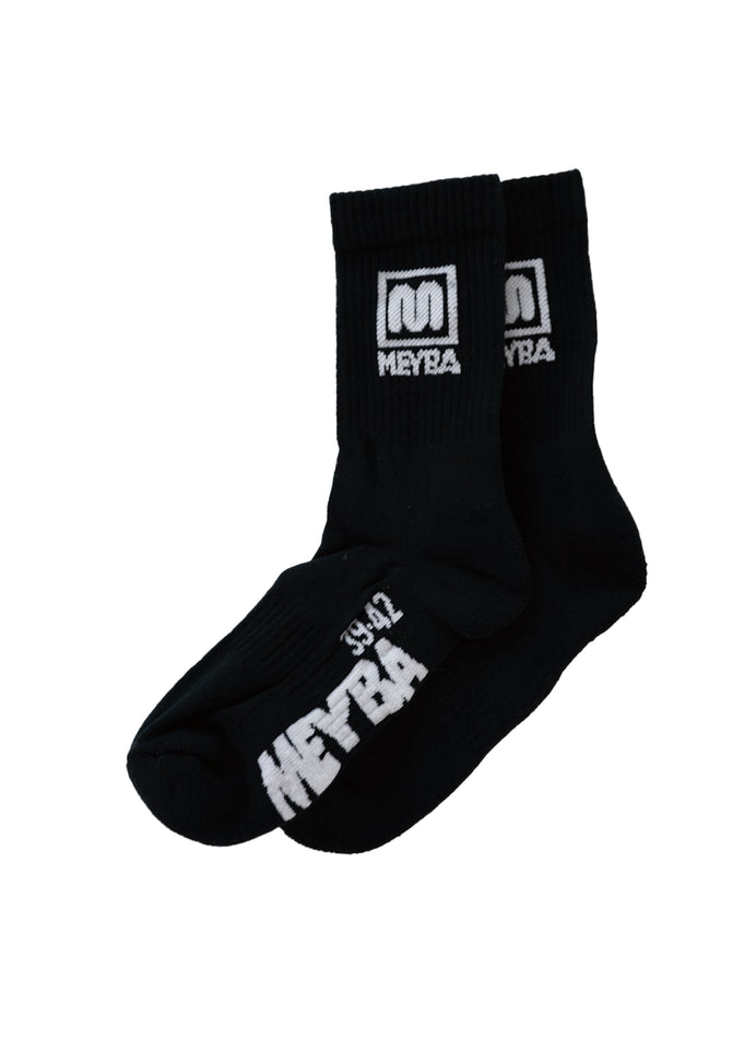 MEYBA TRAINING 3 PACK SOCK【BLACK】