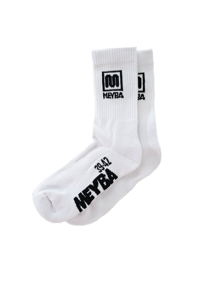 MEYBA TRAINING 3 PACK SOCK【WHITE】