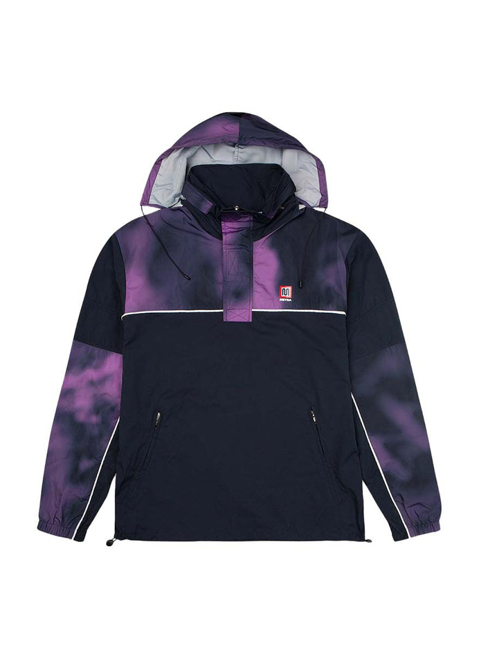 TIE DYE PACKAWAY TRAINING JACKET【NAVY/PURPLE】