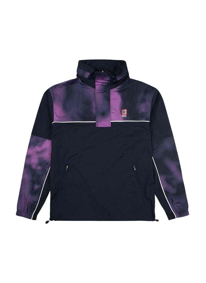 TIE DYE PACKAWAY TRAINING JACKET【NAVY/PURPLE】