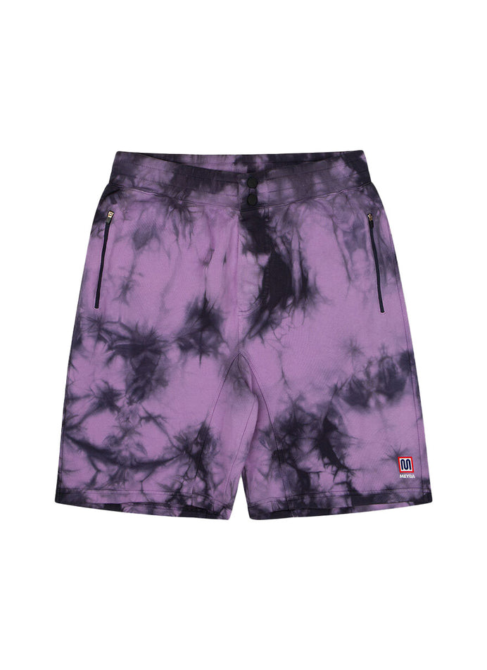TIE DYE SWEAT SHORT【NAVY/PURPLE】