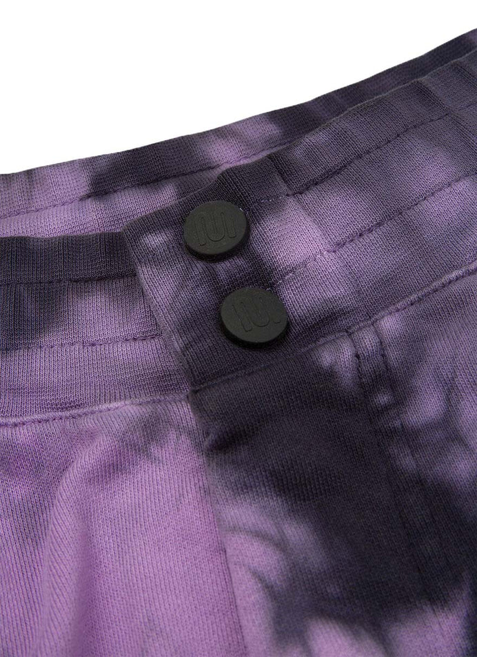 TIE DYE SWEAT SHORT【NAVY/PURPLE】