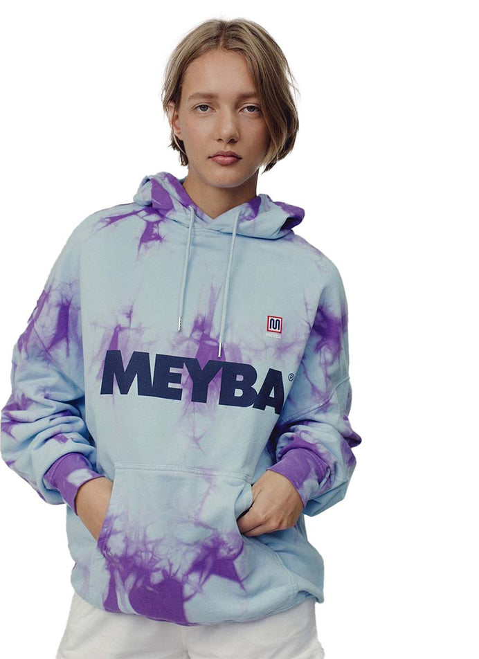 TIE DYE SWEAT HOODY【SKY/PURPLE】