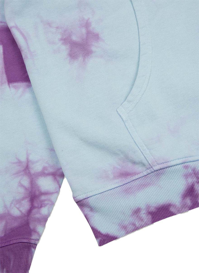 TIE DYE SWEAT HOODY【SKY/PURPLE】